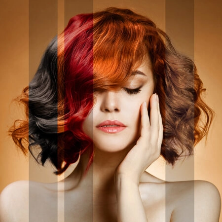 Πινακας σε καμβά HAIR COLOURS - Μοδα και Διασκεδαση Sticky 4