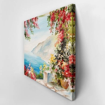 Πινακας σε καμβά HOUSE NEAR SEA 4 - Πινακες σε καμβα Sticky 2