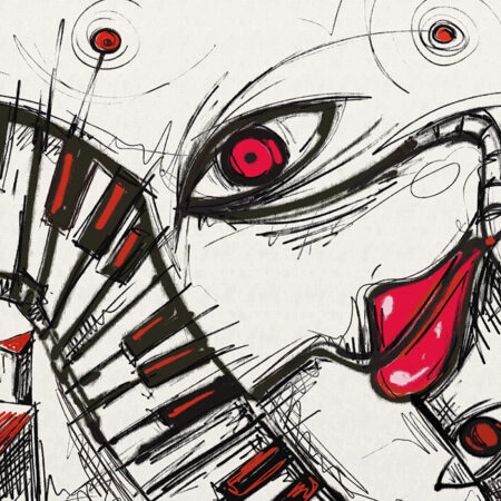 Πινακας σε καμβά JAZZ EYE - Μουσικη Sticky 4