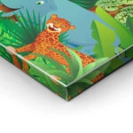 Πινακας σε καμβά JUNGLE ANIMALS