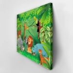 Πινακας σε καμβά JUNGLE ANIMALS