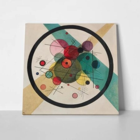 Πίνακας σε καμβά KANDINSKY - CIRCLES IN A CIRCLE - Wassily Kandinsky Sticky 2