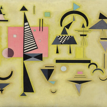 Πινακας σε καμβά KANDINSKY - DECISIVE PINK - Wassily Kandinsky Sticky 4