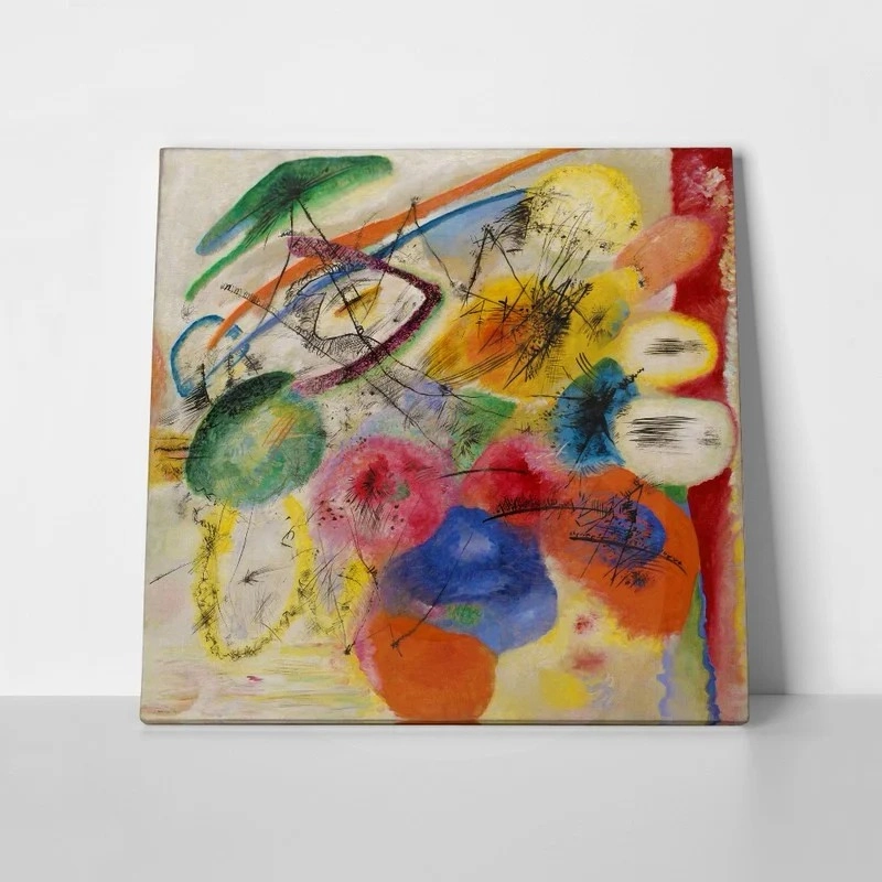 Πίνακας σε καμβά KANDINSKY - BLACK STROKES I