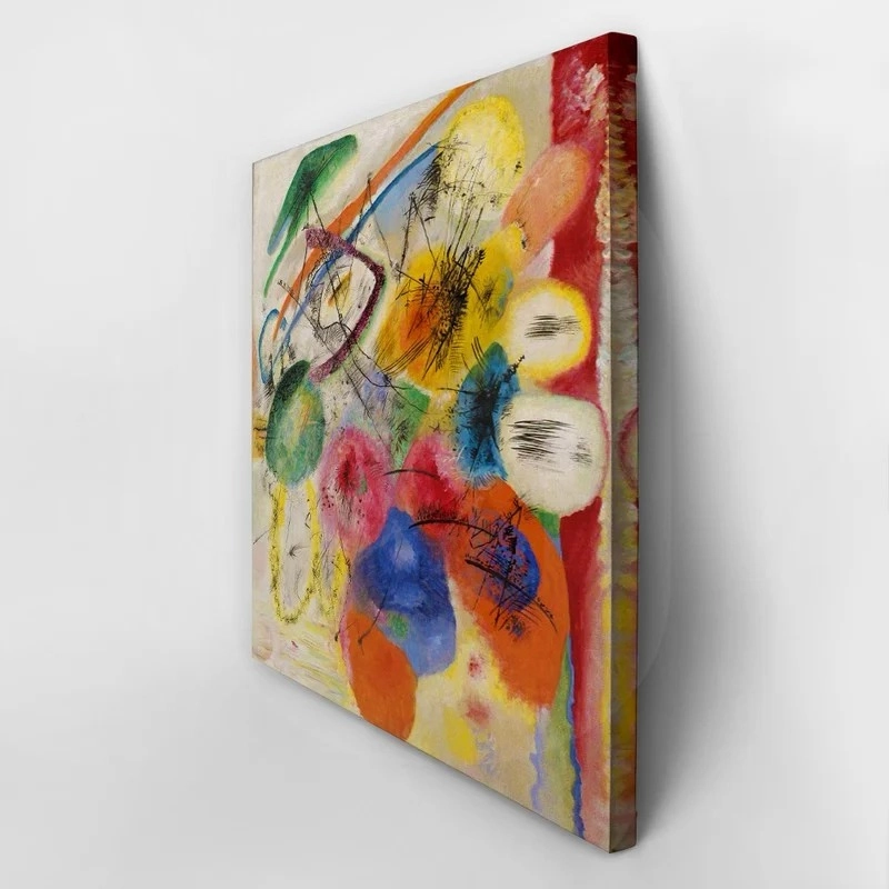 Πίνακας σε καμβά KANDINSKY - BLACK STROKES I