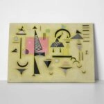 Πινακας σε καμβά KANDINSKY - DECISIVE PINK