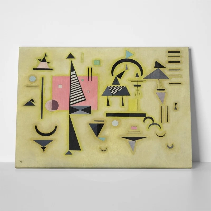 Πινακας σε καμβά KANDINSKY - DECISIVE PINK