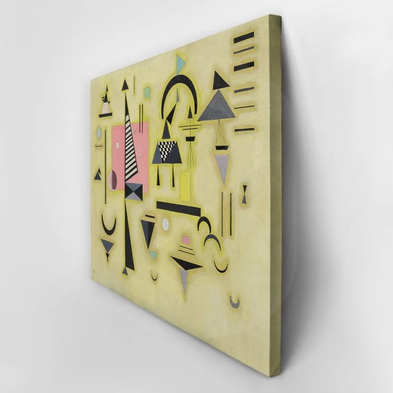 Πινακας σε καμβά KANDINSKY - DECISIVE PINK
