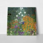 Πινακας σε καμβα KLIMT - COTTAGE GARDEN