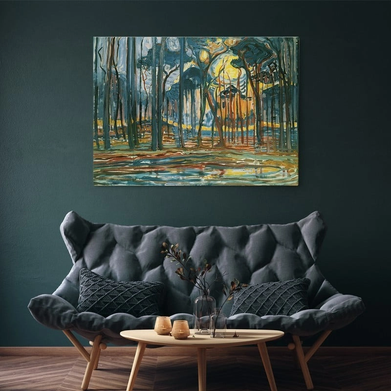 Πινακας σε καμβά MONDRIAN - WOODS NEAR OELE