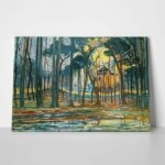 Πινακας σε καμβά MONDRIAN - WOODS NEAR OELE