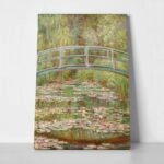 Πινακας σε καμβά MONET - BRIDGE OVER WATER LILY POND