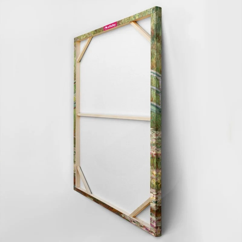 Πινακας σε καμβά MONET - BRIDGE OVER WATER LILY POND