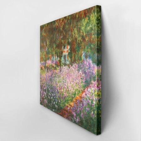 Πίνακας σε καμβά MONET - IRISES IN MONET'S GARDEN - Monet Claude Sticky 3