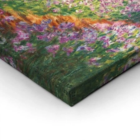 Πίνακας σε καμβά MONET - IRISES IN MONET'S GARDEN - Monet Claude Sticky 2