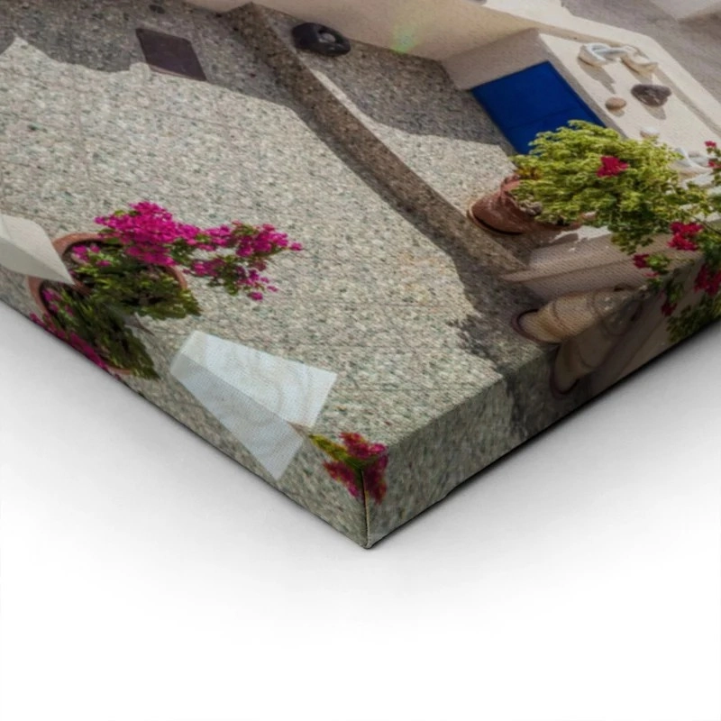Πινακας σε καμβά OIA VILLAGE SANTORINI GREECE
