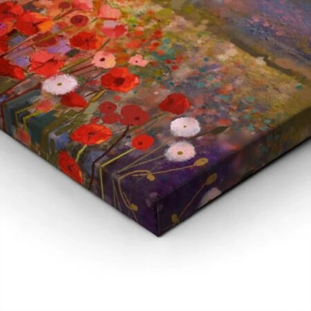 Πινακας σε καμβά OIL PAINTING POPPY DANDELION DAISY FLOWERS - Υπαιθρος Sticky 1