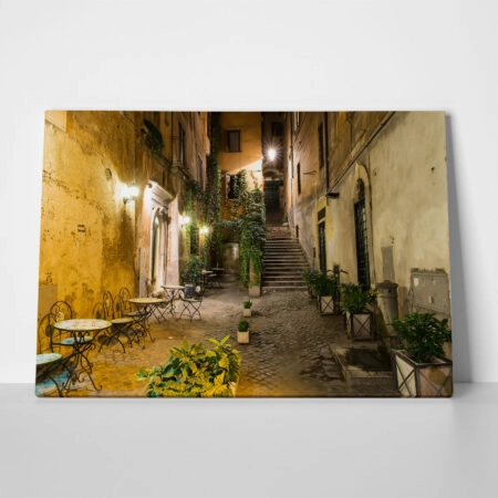 Πινακας σε καμβά OLD COURTYARD