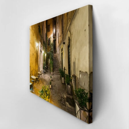 Πινακας σε καμβά OLD COURTYARD - Πολεις και Αρχιτεκτονικη Sticky 2