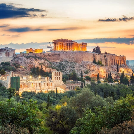 Πινακας σε καμβά PARTHENON SUNRISE - Αξιοθεατα και Ιστορια Sticky 4