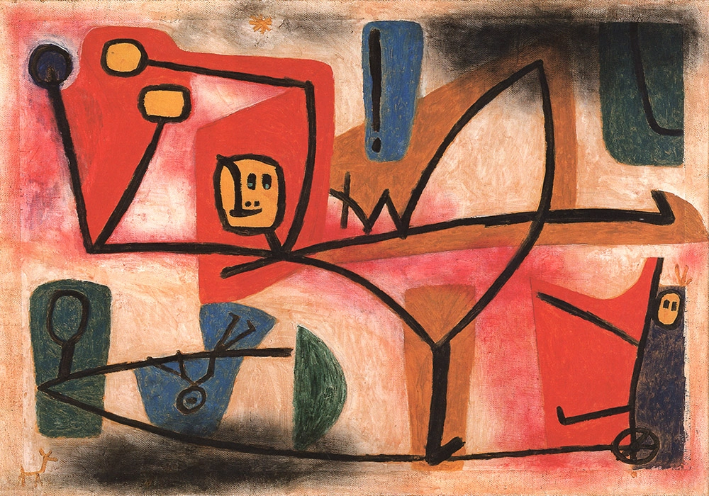 Πινακας σε καμβά PAUL KLEE - HIGH SPIRITS