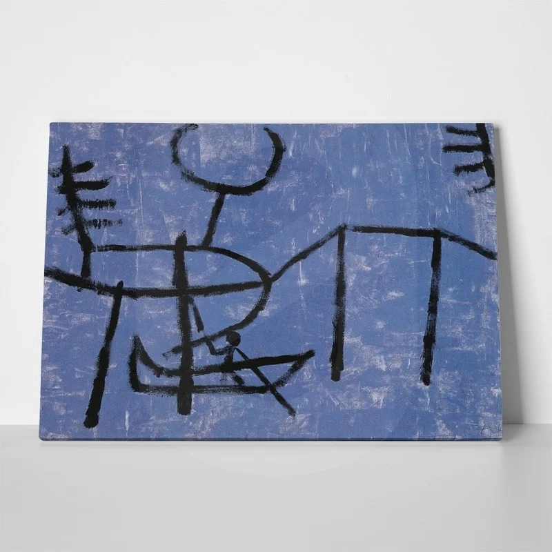 Πινακας σε καμβά PAUL KLEE - BOATING PLEASE ON THE CANAL