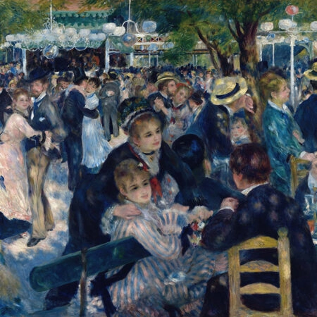Πινακας σε καμβά RENOIR - BALL AT THE MOULIN DE LA GALETTE - Pierre Auguste Renoir Sticky 4