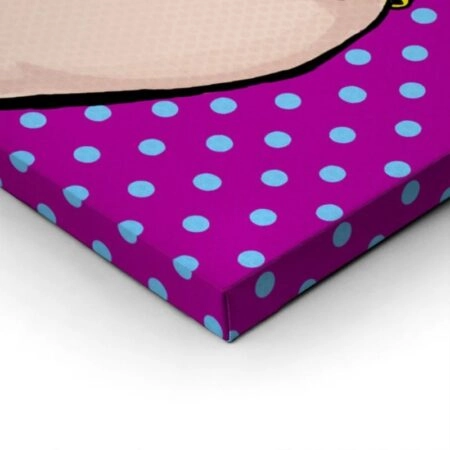 Πινακας σε καμβά POP ART GIRL LOOKING - Πορτραιτα και Φιγουρες Sticky 1