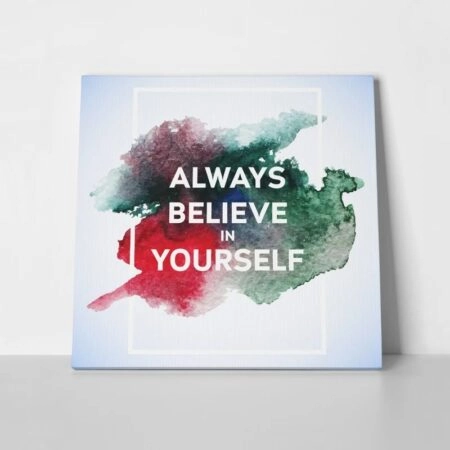 Πίνακας QUOTE BELIEVE IN YOU - Typography και Χαρτες Sticky 1