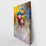 Πινακας σε καμβά RAINY DAY OIL PAINTING