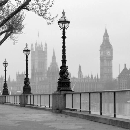 Πινακας σε καμβά RETRO LONDON - Λονδινο Sticky 5