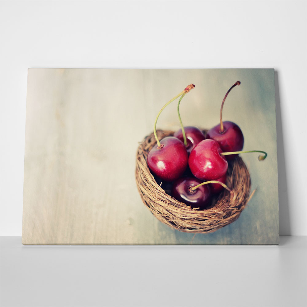 Πινακας σε καμβά RIPE CHERRIES