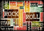Πινακας σε καμβά ROCK & ROLL