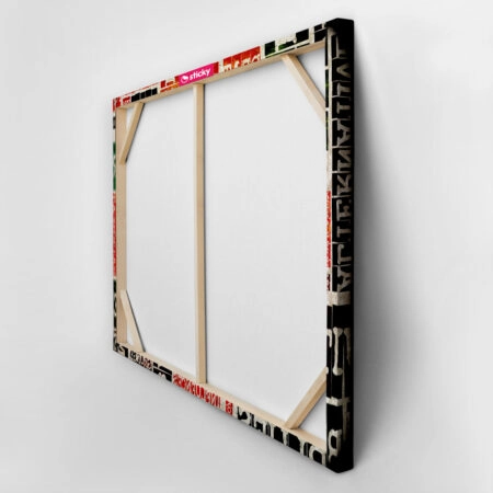 Πινακας σε καμβά ROCK & ROLL - Typography Sticky 3