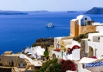 Πινακας σε καμβά SANTORINI SAILBOAT