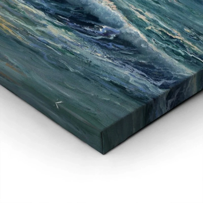 Πινακας σε καμβά SEA SHORE OIL PAINTING
