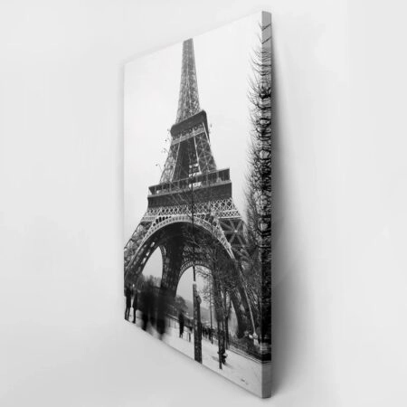 Πινακας σε καμβά SNOW EIFFEL - Αξιοθεατα και Ιστορια Sticky 3