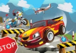 Πινακας σε καμβά SPEEDING CAR