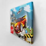 Πινακας σε καμβά SPEEDING CAR