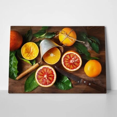 Πινακας σε καμβά STILL LIFE WITH ORANGES