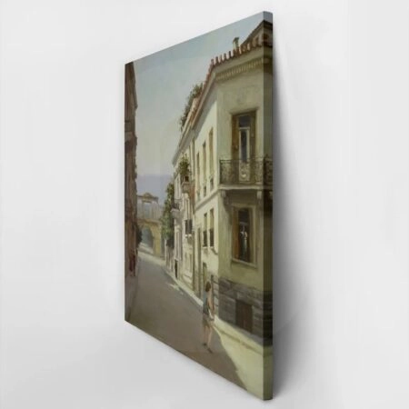 Πινακας σε καμβά STREETS OF ATHENS 9 - Αθηνα Sticky 2