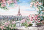 Πινακας σε καμβά SUMMER IN PARIS PAINTING