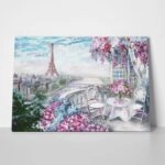 Πινακας σε καμβά SUMMER CAFE IN PARIS