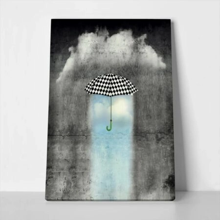 Πινακας σε καμβά SURREAL GOOD AND BAD WEATHER