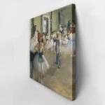 Τετράγωνος Πίνακας DEGAS - THE DANCING LESSON