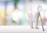 Πινακας σε καμβά TOOTH AND DENTIST MIRROR