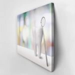 Πινακας σε καμβά TOOTH AND DENTIST MIRROR