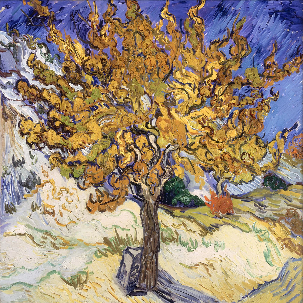 Πίνακας Τετράγωνος VAN GOGH - MULBERRY TREE