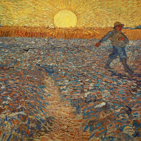 Πινακας σε καμβά VAN GOGH - THE SOWER - Vincent Van Gogh Sticky 5