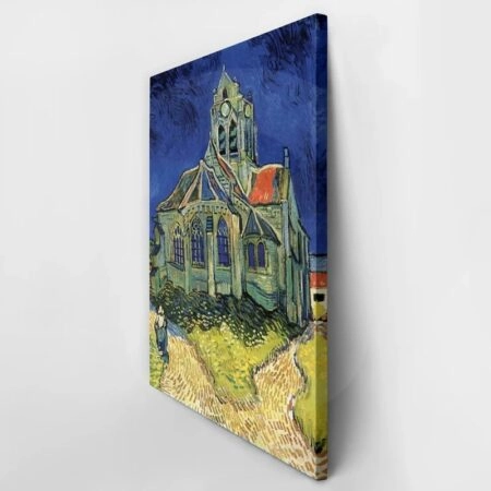 Πινακας σε καμβά VAN GOGH - CHURCH AT AUVERS - Vincent Van Gogh Sticky 2
